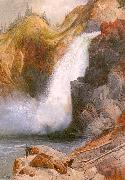 Moran, Thomas Upper Falls, Yellowstone Spain oil painting artist